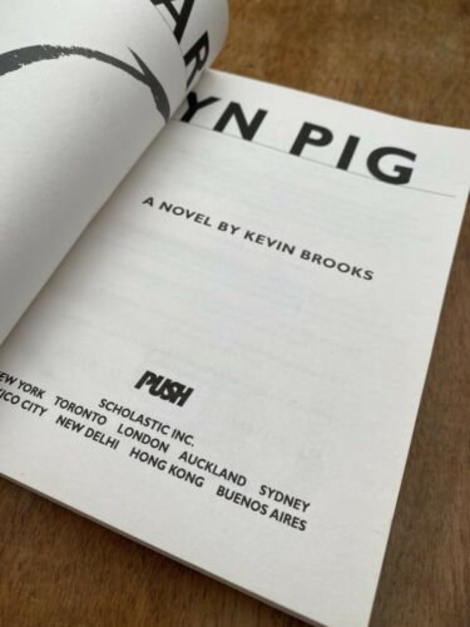 Martyn Pig Paperback Kevin Brooks Etsy