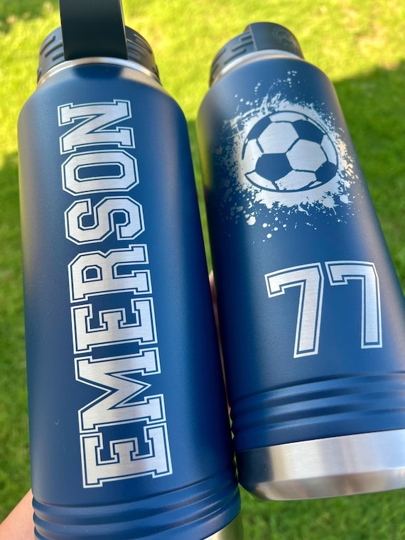 Bottiglia Sportiva Personalizzabile 600ml – Compleanno Giocatore – 18, 21, 30 Anni – Alluminio