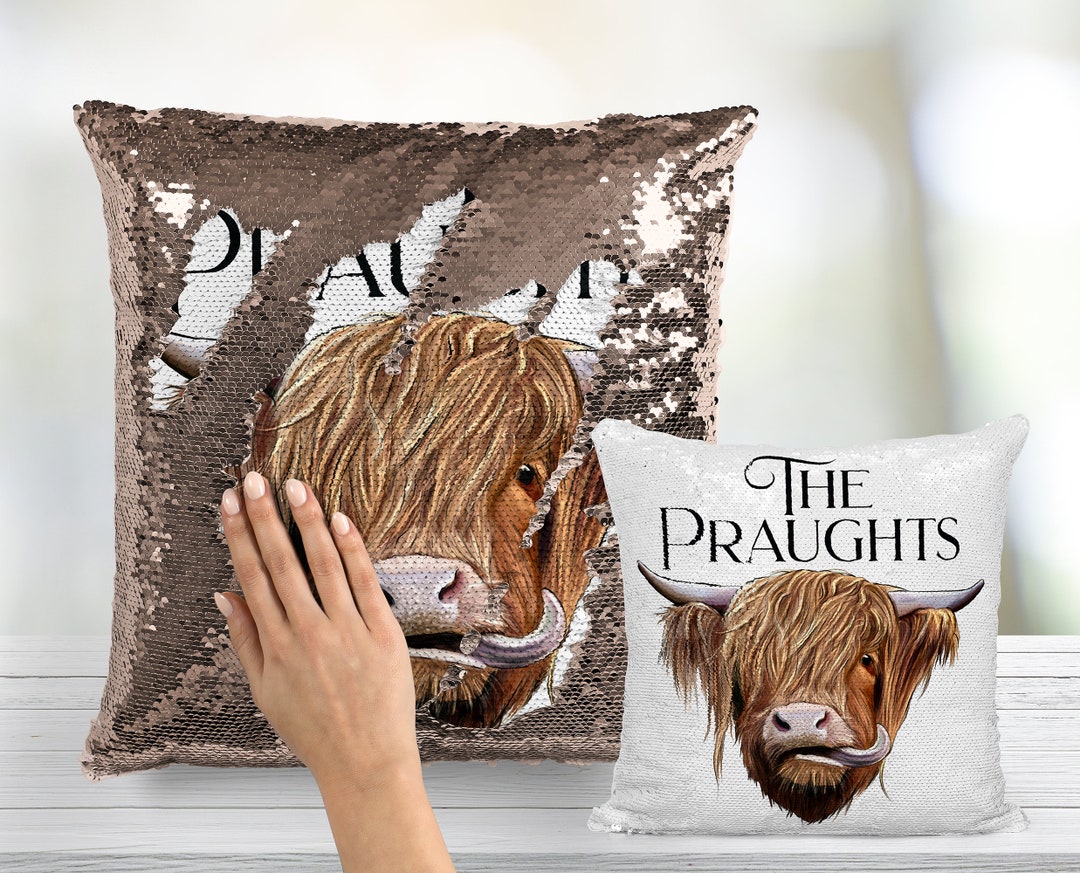 Dwight authorized schrute sequin pillow