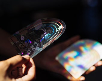 Rainbow Maker Sun Catcher Sticker | Covenant Rainbow | Holographic Sticker | Christian Gift | Christian Sticker | Window Sticker | Decal