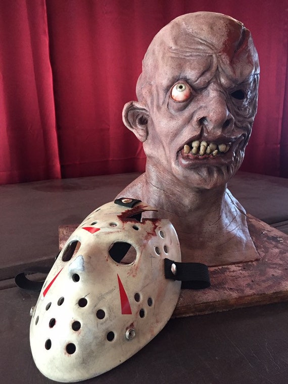 Demented Creature Jason Voorhees Latex Mask W/fiberglass - Etsy