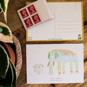 Woolly Mammoth Postcard