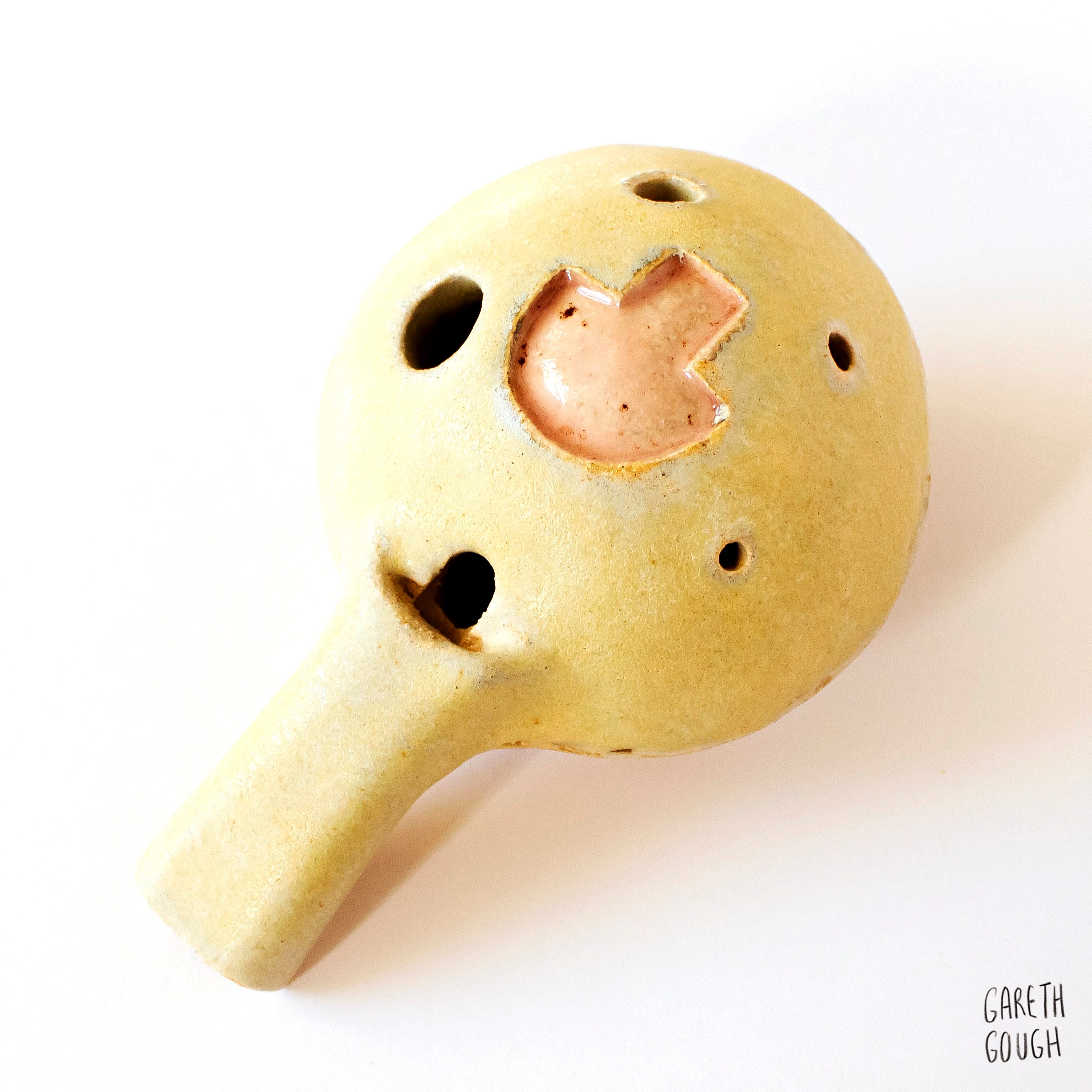 Mushroom Ocarina Stoneware Ceramic Musical Instrument Etsy