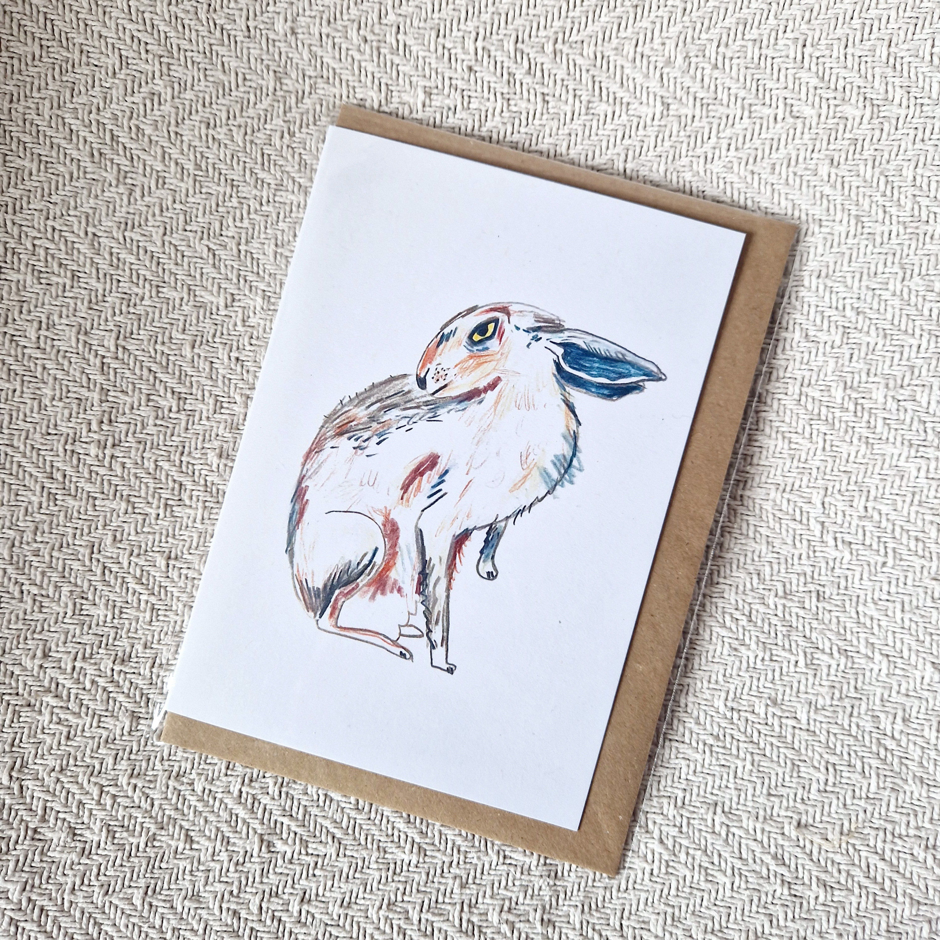 Hare Greetings Greetings Card