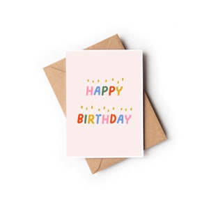Alles Gute zum Geburtstag Karte | Geburtstagskarte, Jubiläumskarte, Geburtstagsgeschenk, Einzigartige Karte | Grußkarte