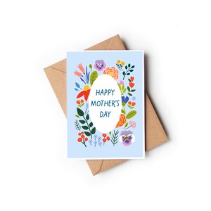 Muttertagskarte |Die beste Mutter aller Zeiten | Ich Liebe Dich Mama | Mutter Tochter Beziehung Karte | Grußkarte | Blumengruß-Karte