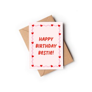 Cartão de feliz aniversário para melhor amiga | Cartão de aniversário, Cartão de aniversário para melhor amiga, Cartão de comemoração, Presente de aniversário, Cartão exclusivo | Cartão de felicitações