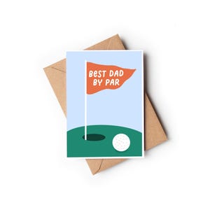 Biglietto "Miglior Papà per Par" / Biglietto "Miglior Papà di Sempre", Biglietto di Relazione, Biglietto per la Festa del Papà, Biglietto "Papà n. 1" / Biglietto d'Auguri