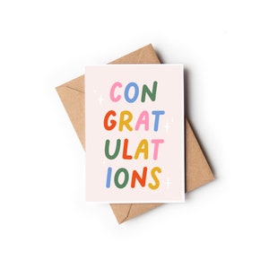 Gefeliciteerd kaart | Gefeliciteerd, je hebt het gedaan, ik ben zo trots op je | Wenskaart: