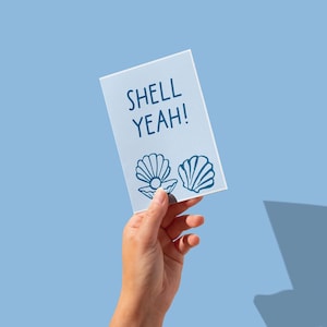 Shell Yeah-kaart | Gefeliciteerd, je hebt het gedaan, ik ben zo trots op je | Wenskaart: