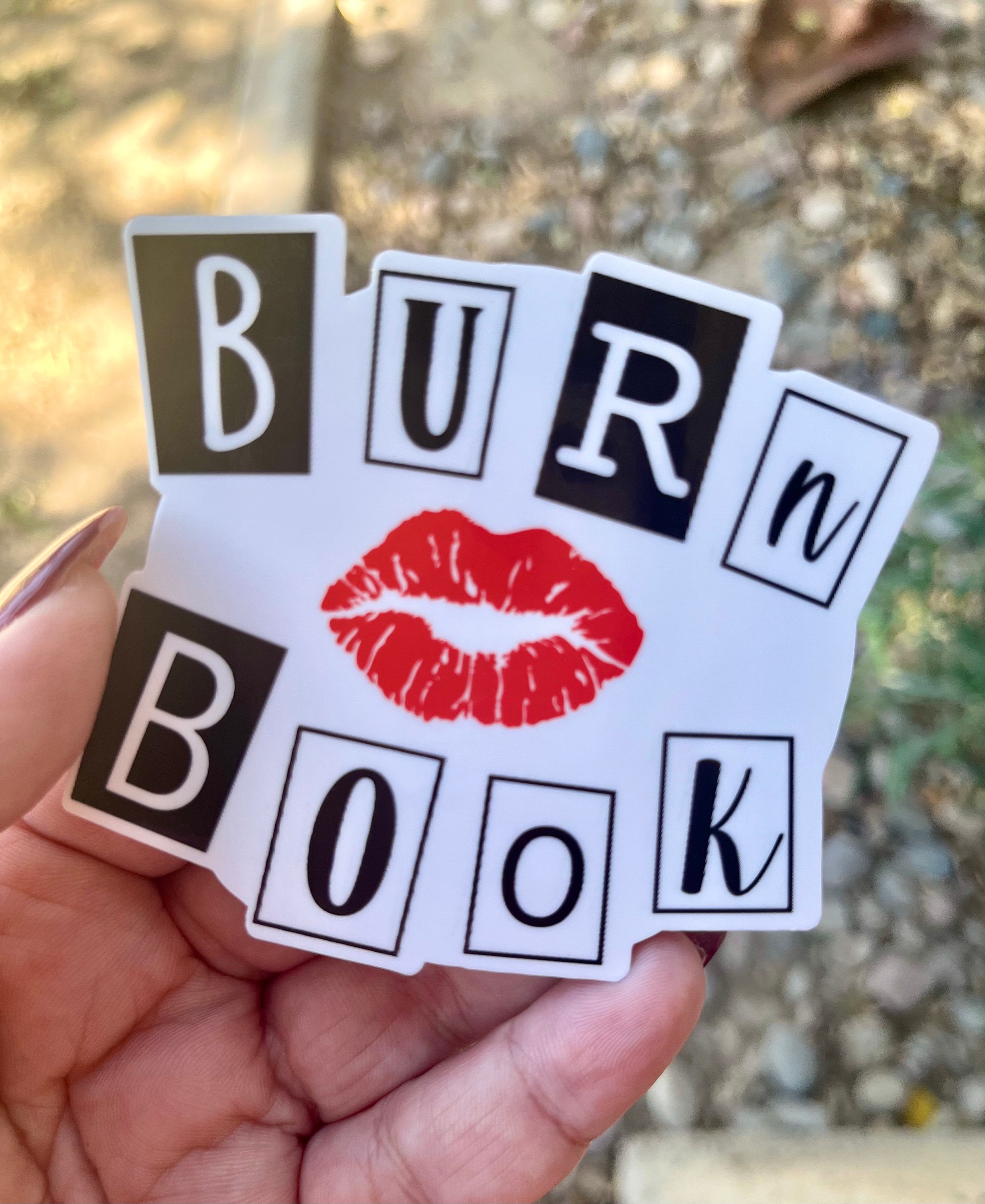 Mean Girls - Burn Book Sticker for Sale by Glück Stickers