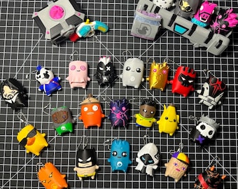3D Printed Sprite Keychain | Cute Gaming Companion | Collectible Character Keychain | Backpack Charm | Desk Buddy | Gift for Gamers