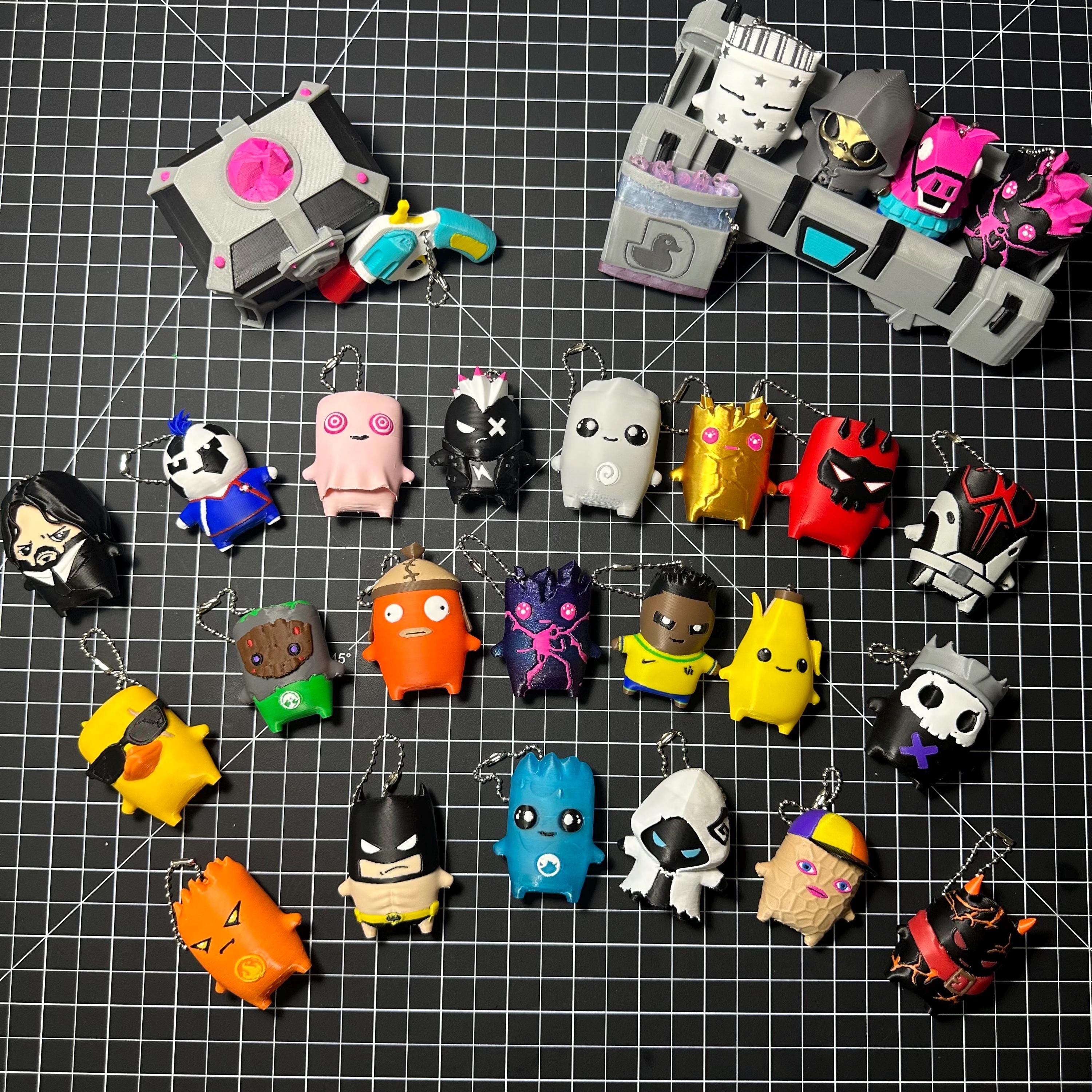 3D Printed Sprite Keychain | Cute Gaming Companion | Collectible Character Keychain | Backpack Charm | Desk Buddy | Gift for Gamers