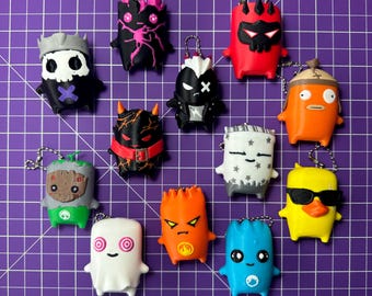 3D Printed Sprite Keychain | Cute Gaming Companion | Collectible Character Keychain | Backpack Charm | Desk Buddy | Gift for Gamers