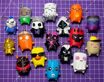3D Printed Sprite Keychain | Cute Gaming Companion | Collectible Character Keychain | Backpack Charm | Desk Buddy | Gift for Gamers