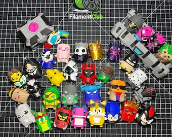 3D Printed Sprite Keychain | Cute Gaming Companion | Collectible Character Keychain | Backpack Charm | Desk Buddy | Gift for Gamers