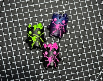 3D Printed Zero Point Sprite Keychain | Cute Gaming Companion | Collectible Character Keychain | Backpack Charm | Gift for Gamers