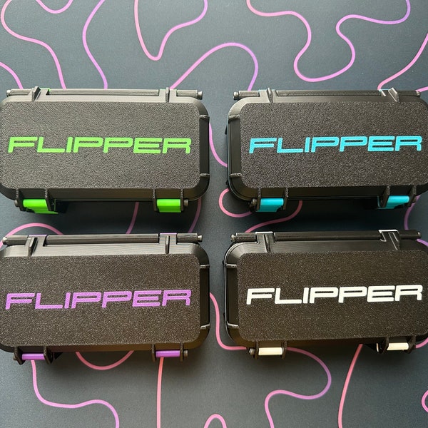 Flipper Zero Case Rugged Storage Box - Durable, Compact, and Customizable Protection - 3D Printed