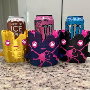 Zero Point Sprite Can Cozy | 3D Printed Beverage Can Holder | Galaxy, Gold & Zero Point Styles | Cute Desk Drink Sleeve | Gift for Gamers