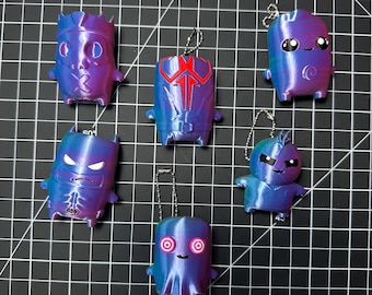 3D Printed Holofoil Sprite Keychain | Cute Gaming Companion | Collectible Character Keychain | Backpack Charm | Desk Buddy | Gift for Gamers