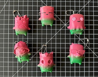 3D Printed Gummy Sprite Keychain | Cute Gaming Companion | Collectible Character Keychain | Backpack Charm | Desk Buddy | Gift for Gamers