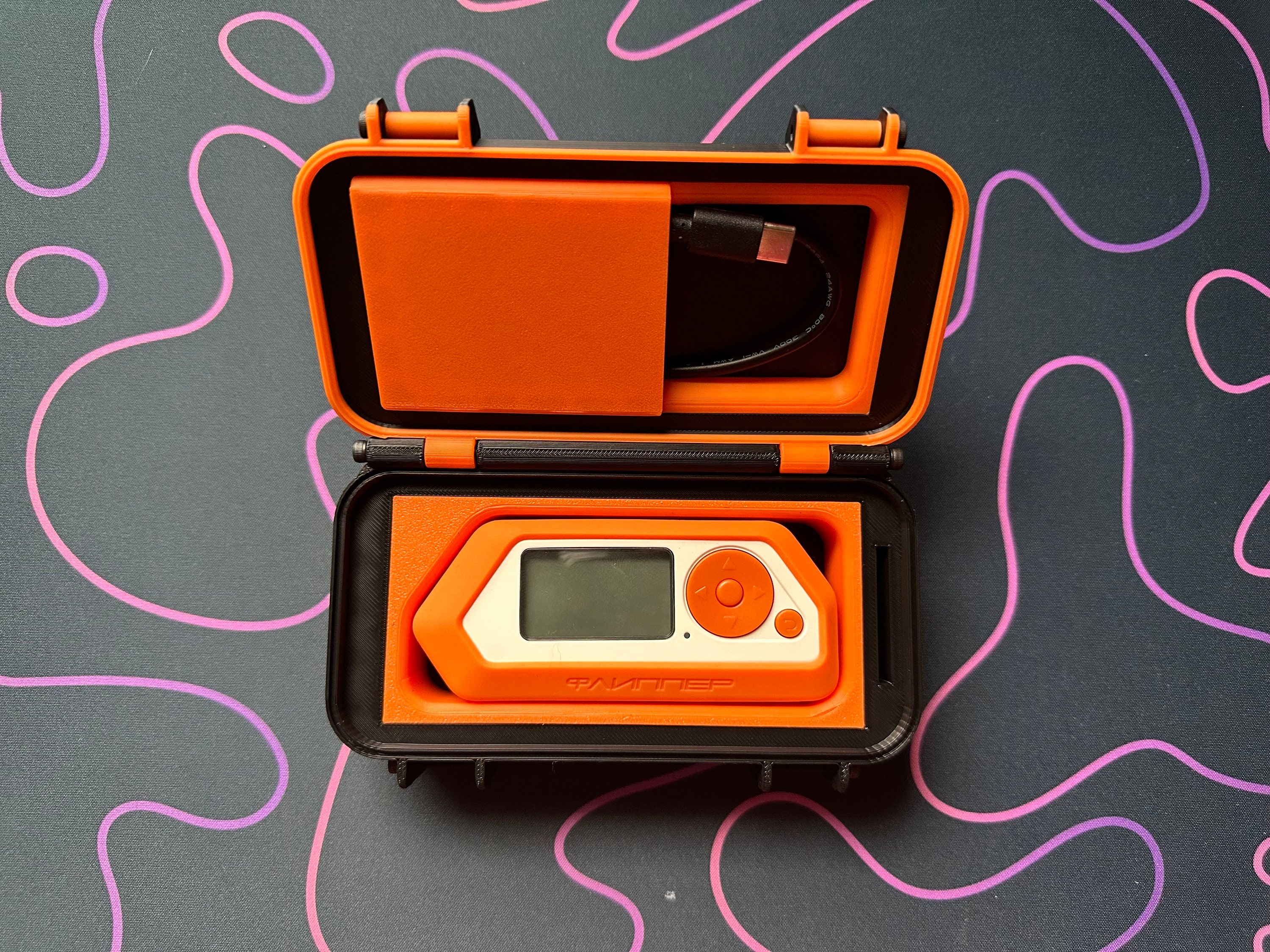 Flipper Zero Case Rugged Storage Box - Durable, Compact, and