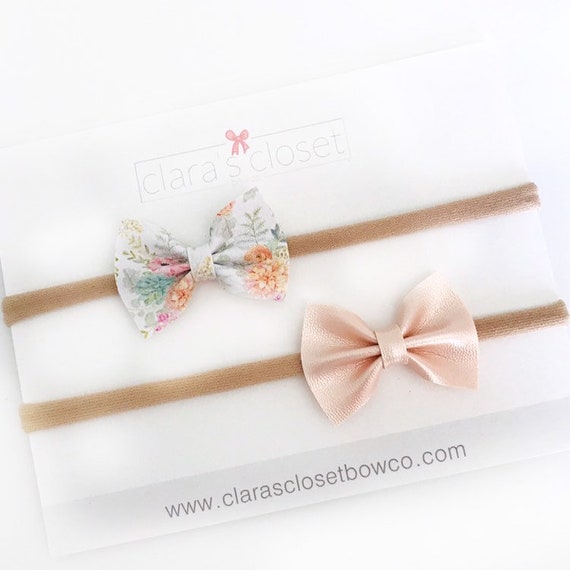 newborn bows etsy