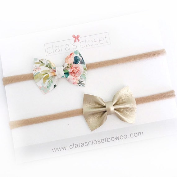 newborn bows etsy