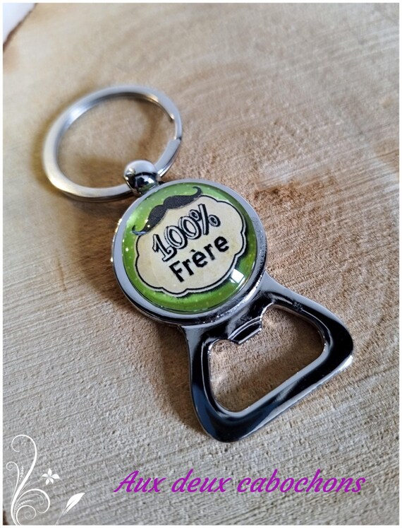 Portachiavi Uomo In Acciaio Inossidabile – Regalo Ideale Per Compleanno O Natale, Ciondolo Argento 2,5 Cm