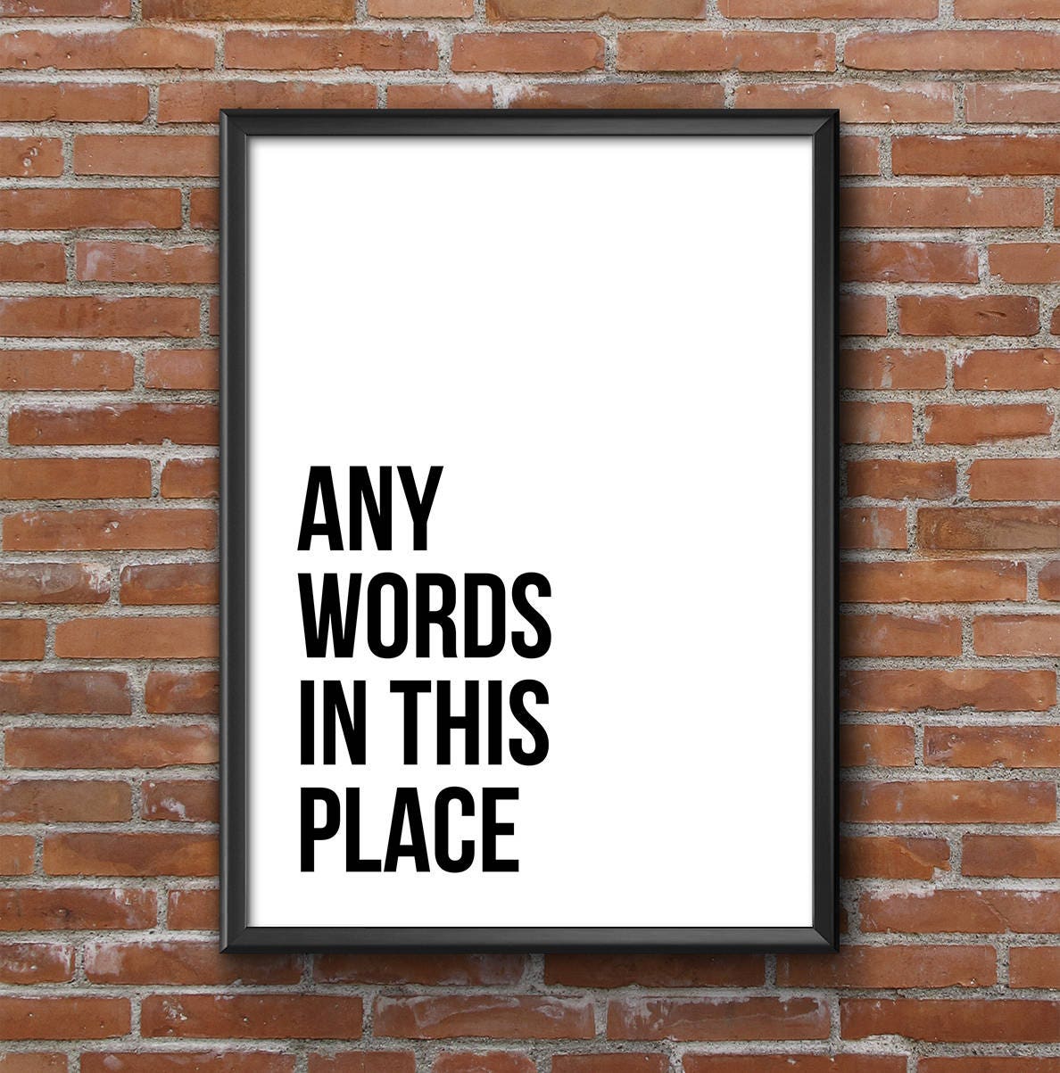 Custom Quote Print Custom PRINTABLE Art Custom Quote Sign Etsy