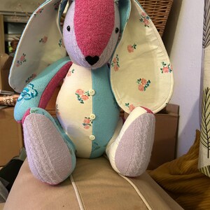Handmade Bunny Memory Keepsake Made from Clothing | Bereavement| New Baby Gift bild 13