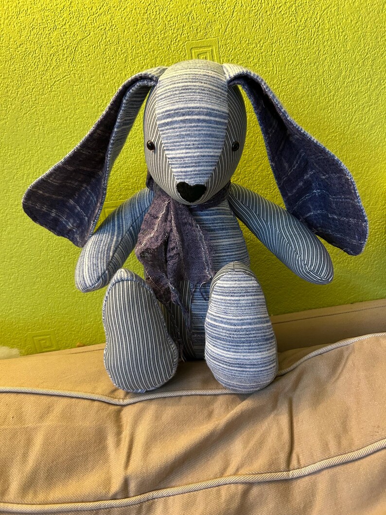 Handmade Bunny Memory Keepsake Made from Clothing | Bereavement| New Baby Gift bild 18