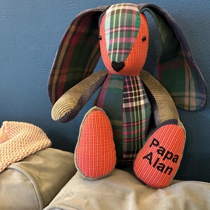 Handmade Bunny Memory Keepsake Made from Clothing | Bereavement| New Baby Gift bild 14