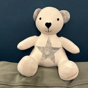 Memory Keepsake Bear Made From Loved One’s Clothing – Memorial Teddy – Bereavement Sympathy Gift image 17