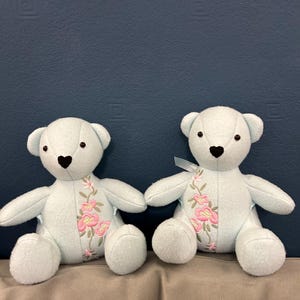 Memory Keepsake Bear Made From Loved One’s Clothing – Memorial Teddy – Bereavement Sympathy Gift image 14