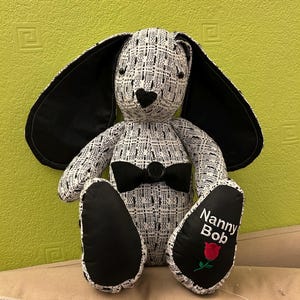 Handmade Bunny Memory Keepsake Made from Clothing | Bereavement| New Baby Gift bild 8