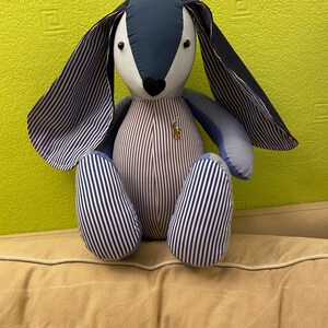 Handmade Bunny Memory Keepsake Made from Clothing | Bereavement| New Baby Gift bild 17