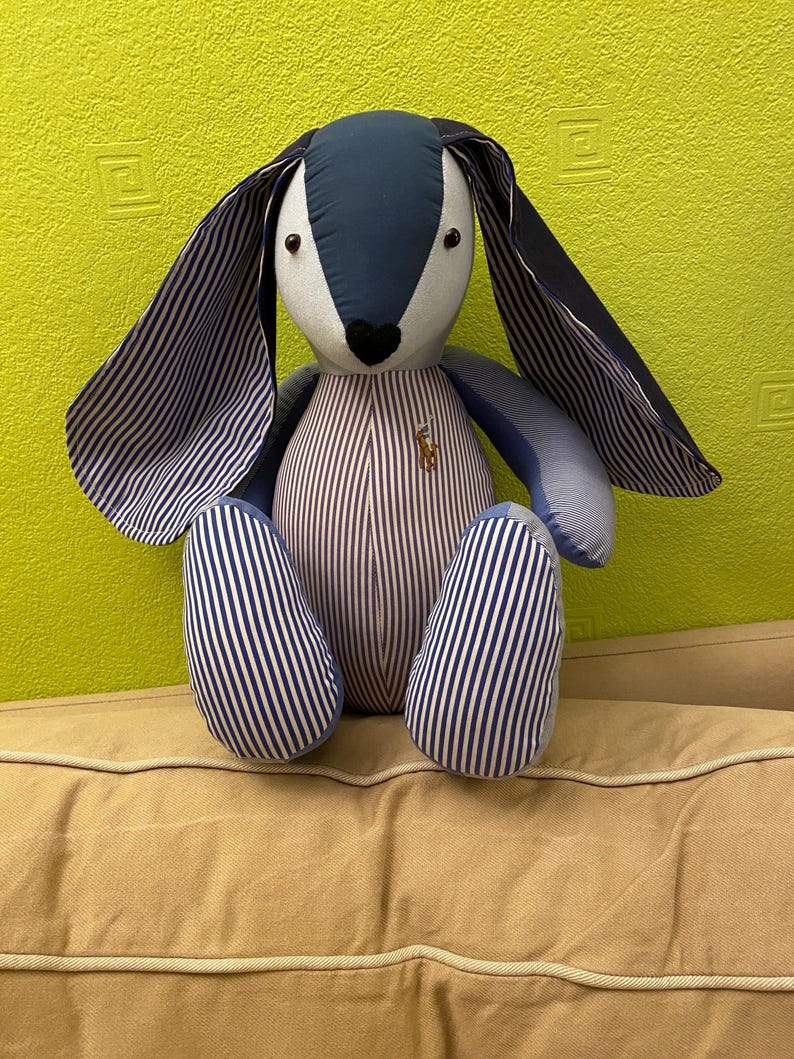 Handmade Bunny Memory Keepsake Made from Clothing | Bereavement| New Baby Gift bild 17
