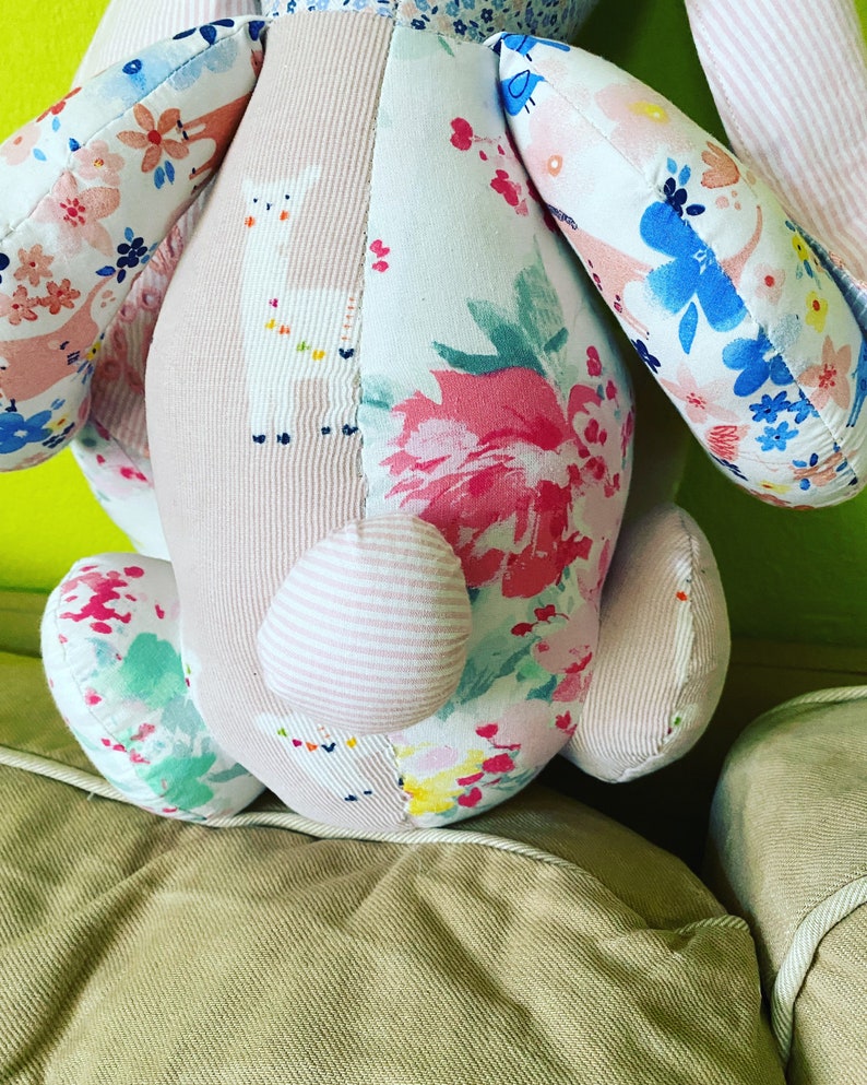 Handmade Bunny Memory Keepsake Made from Clothing | Bereavement| New Baby Gift bild 2