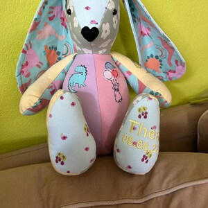 Handmade Bunny Memory Keepsake Made from Clothing | Bereavement| New Baby Gift bild 7
