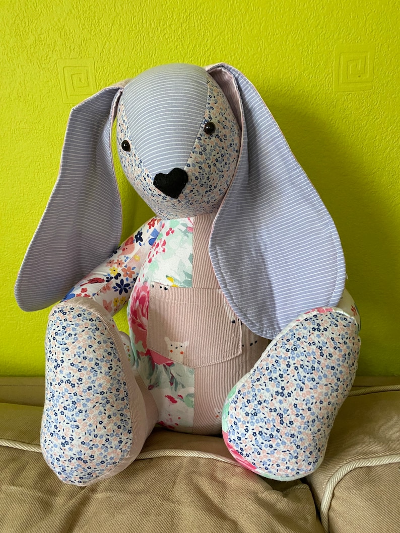 Handmade Bunny Memory Keepsake Made from Clothing | Bereavement| New Baby Gift bild 1
