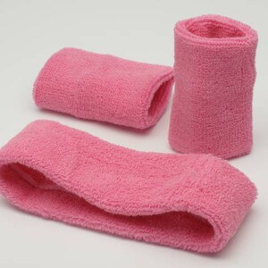 Cartwheels Cotton Sweatband Set 1x Headband 2x Wristbands Limited Quantity image 4