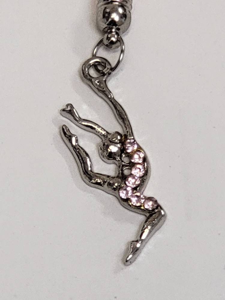 Beautiful Gymnastics Lanyard Key Chain Gift for Girls Women Etsy