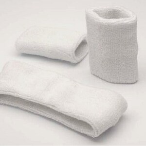 Cartwheels Cotton Sweatband Set 1x Headband 2x Wristbands Limited Quantity image 6
