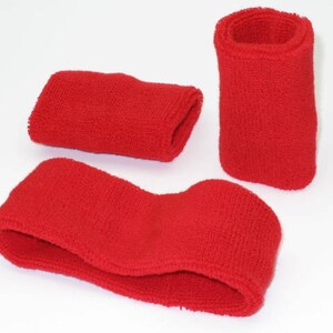 Cartwheels Cotton Sweatband Set 1x Headband 2x Wristbands Limited Quantity image 3