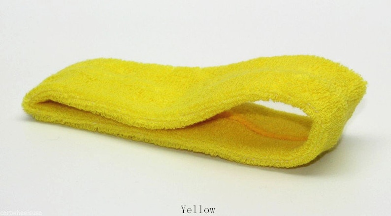Cartwheels Cotton Sweatband Set 1x Headband 2x Wristbands Limited Quantity image 10