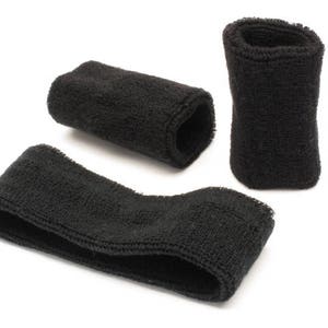 Cartwheels Cotton Sweatband Set 1x Headband 2x Wristbands Limited Quantity image 5