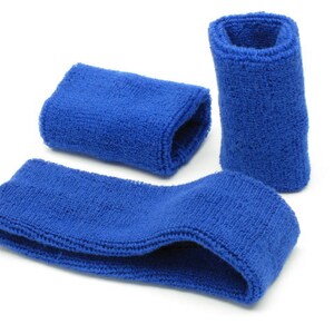 Cartwheels Cotton Sweatband Set 1x Headband 2x Wristbands Limited Quantity Royal Blue