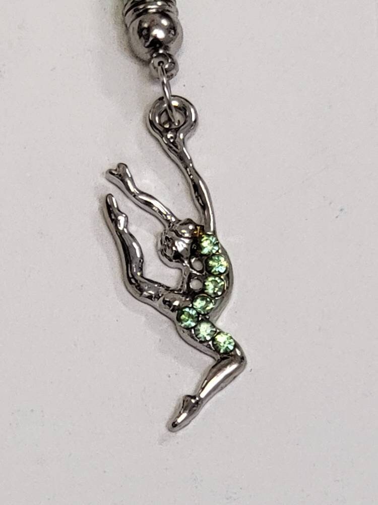 Beautiful Gymnastics Lanyard Key Chain Gift for Girls Women Etsy