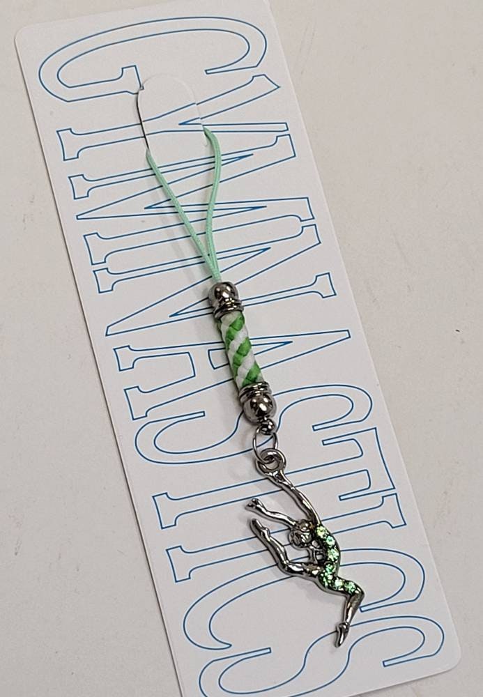 Beautiful Gymnastics Lanyard Key Chain Gift for Girls Women Etsy